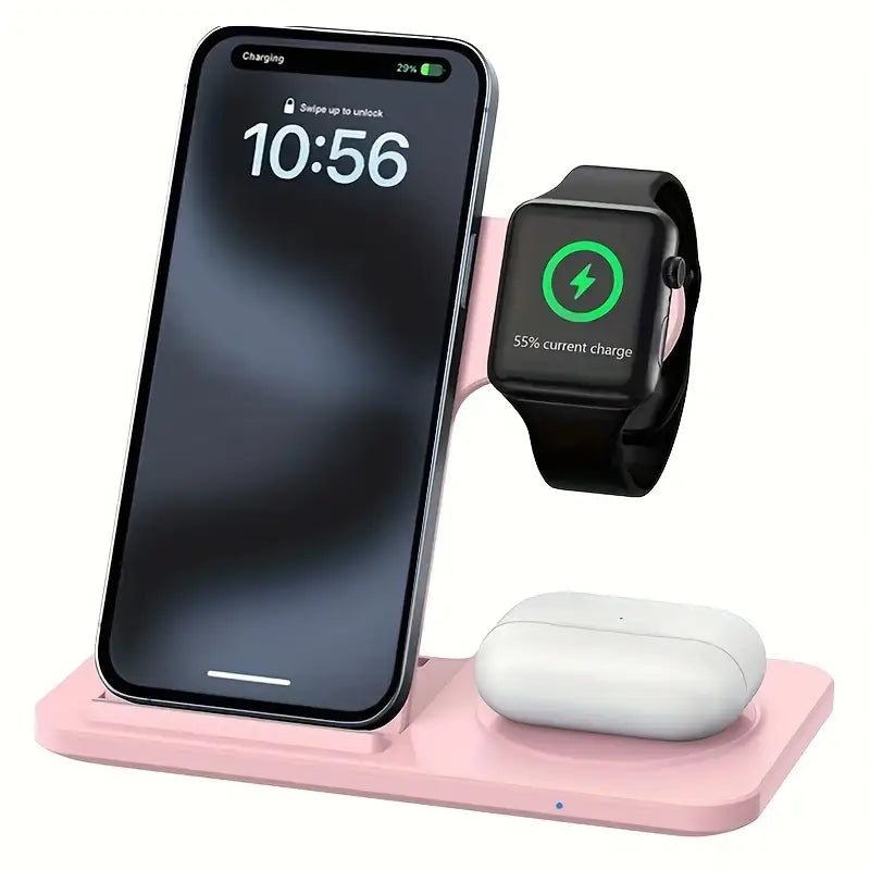 Open Tech™ 3-in-1 Fast Wireless Charging Station