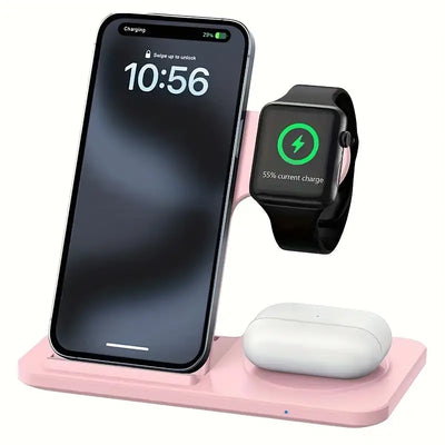 Open Tech™ 3-in-1 Fast Wireless Charging Station