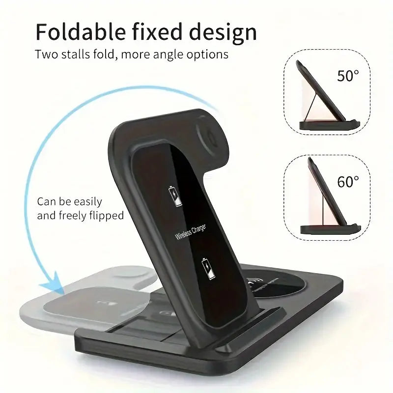 Open Tech™ 3-in-1 Fast Wireless Charging Station