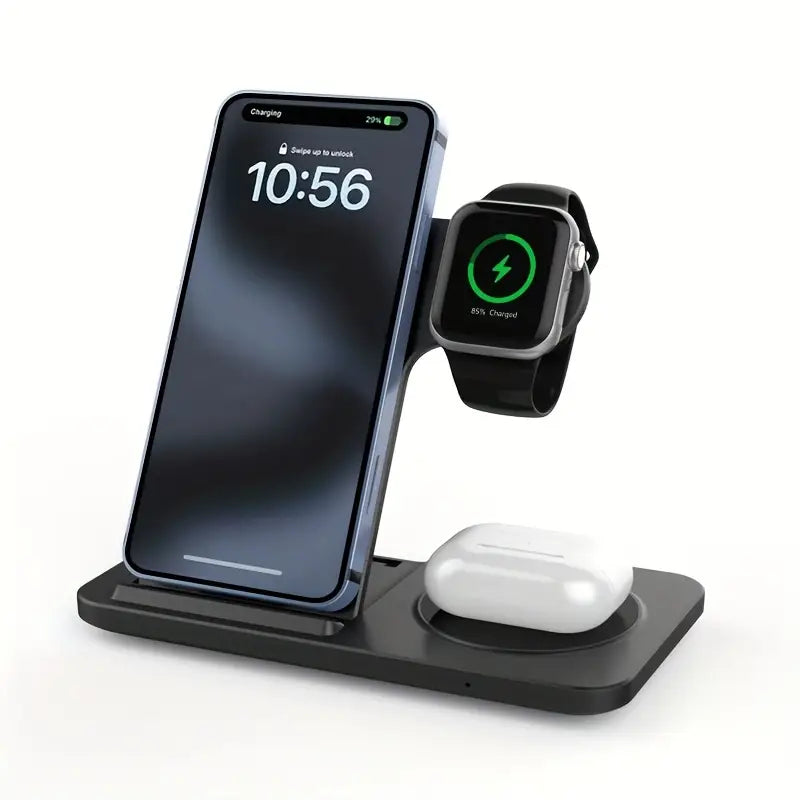 Open Tech™ 3-in-1 Fast Wireless Charging Station