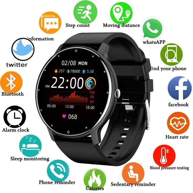 Open Tech™ Active Pro Smartwatch (Black)
