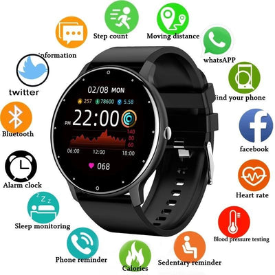 Open Tech™ Active Pro Smartwatch (Black)