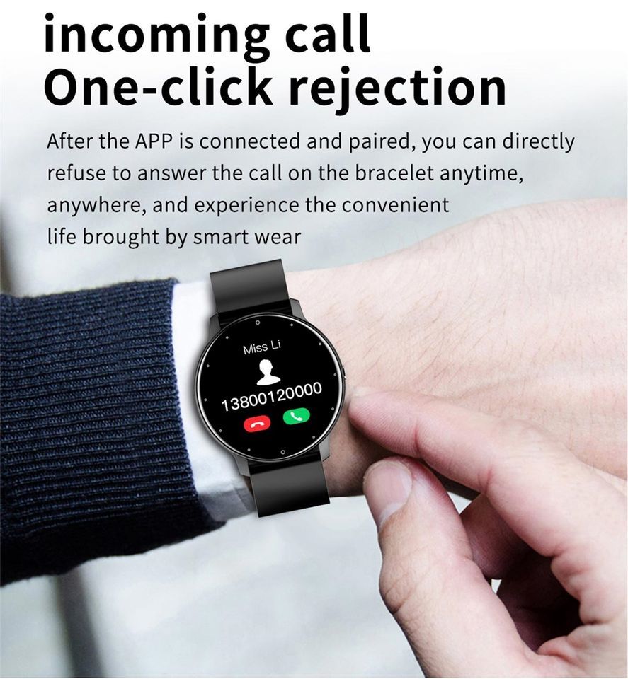 Open Tech™ Active Pro Smartwatch (Black)